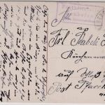 Bayern - Neuhofen T. Hebertsfelden, Posthilfstellen-Ra3 a. Karte 1917 n.