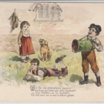 Bayern - Hirschhorn i. Nby. T. Wurmansquick, Posthilfstellen-Ra3 a. Karte 1905