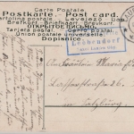 Bayern - Leobendorf T. Laufen (Oby), Posthilfstellen-Ra3 a. Karte n. ÖSTERREICH