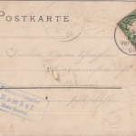 Bayern - Hemhof T. Endorf, Posthilfstellen-Ra3 a. Karte n. Söchtenau 1908