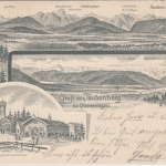 Bayern - Taubenberg T. Thalham, Posthilfstellen-Ra 3 a. entspr. AK 1902 n.