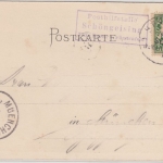 Bayern - Schöngeising T. Bruck b. Fürstenfeld, Posthilfstellen-Ra 3 a. Karte n.