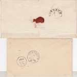 Bayern - Triesdorf, HKS a. Militariabrief n. Ansbach (ca. 1840) + K1 a. GA-