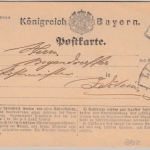 Bayern - Lichtenau 5/10, HKS a. 2 Kr. GA-Karte n. Idstein