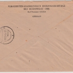 All.Bes./Kontrollrat - Altenstadt 2 ü. Schongau, Einschreibebrief 1946 v.