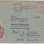 BRD - 10 Pfg. AFS "PSF 3287", Ortsbrief/Nachsendung ITALIEN Wuppertal-Elberfeld