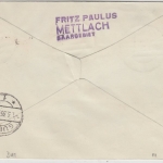 Saargebiet - 1,50 Fr. u.a. Freimarken/Abstimmung, Einschreibebrief Saarbrücken 2