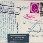 BRD - (20b) Seeburg ü. Duderstadt, Landpost-Ra2 a. Lupo-Karte n. Berlin 1952