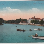 Ostpreussen - Königsberg, Blick a.d. Schlossteich, Farb-AK/Feldpost Nr.166, 1915