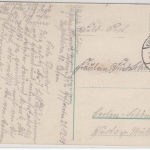 Ostpreussen - Königsberg, Blick a.d. Schlossteich, Farb-AK/Feldpost Nr.166, 1915