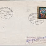 BRD - Überlandpost Augsburg - München 890-1/1, Brief n. ITALIEN 1981