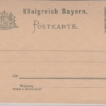 Bayern - Augsburg 1902, 2 Pfg. Rauten GA-Karte m. priv. Zudruck (BB VDI)