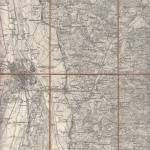 Bayern - Augsburg, lithogr. Karte Maßstab 1:100.000 auf Leinen (ca. 39x29cm)