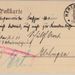 Württemberg - 3 Pfg. Dienst-GA-Karte Neresheim - Elchingen 1911