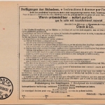 DR - Stuttgart 8, Selbstbucher-Paketkarte (Dieck & Co. Verlag) i.d.SCHWEIZ 1930