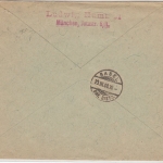 Bayern/Schweiz - 3 Pfg. Wappen, Drucksache i.d. SCHWEIZ 1903, 5 Rp. Nachporto