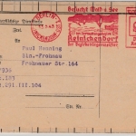 DR - 8 Pfg. AFS "Verwaltungsbezirk Reinickendorf", Ortsbrief Berlin 1943