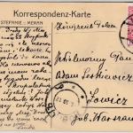 Österreich - 10 H. Franz-Joseph, Karte n. POLEN, Meran - Lowicz 1912