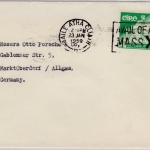 Irland - 5 P. Verfassung, Brief Baile Atha Claith - Marktoberdorf 1959