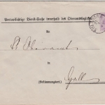 Württemberg - 5 Pfg. Dienst-GA-Umschlag/Oberamtsbezirk Sulzdorf - Grill 1881