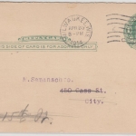 USA - 1 C. GA-Karte/Martha Washington, Antwortteil m. Privatzudruck, Milwaukee