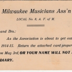 USA - 1 C. GA-Karte/Martha Washington, Antwortteil m. Privatzudruck, Milwaukee