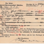 DR - 3 Pfg. AFS "Landesversicherungsanstalt", Drucksache Breslau - Dortmund 1936