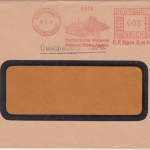 DR - 8 Pfg. AFS "Weberei Hain", Geschäftspapiere Reichenbach (Eulengebirge) 1934