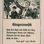 DR - 9. Dt. Sängerbundesfest Hannover 1924, Privat-GA-Karte/Formularaufbrauch
