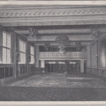 Schlesien - Breslau, Savoy Hotel Festsaal, sw-AK, gelaufen 1923