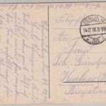 Schlesien - Schmiedeberg Gesamtansicht, Farb-AK, gelaufen 1916