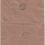 DR - 30+12 Pfg. Dienst/Hkr., 2 Einschreibebriefe 5.9.44/11.4.45, Regensburg 7 n.