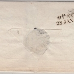 Bayern - Bruck i.d. OBPF 26/1 (1855), HKS a. vorgedr. Dienstbrief n. München