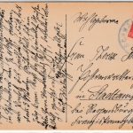 Bayern - Schwandorf mit Kreuzberg, sw-Ansicht, gelaufen 1919