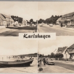 Mecklenburg-Vorpommern - Karlshagen, sw-Mehrbild-Fotokarte, gestpl. Zeltplatz