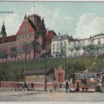 Hamburg - Navigationsschule, Farb-AK, gelaufen 1913, Stichwort: Marine, Seefahrt