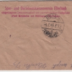 Bizone - 84 Pfg. Arbeiter/Netz, Einschreibebrief Dillingen - Berlin 1948