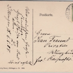 Bayern - Dillingen, städt. Wasser- u. Elektrizitätswerk, sw-AK gelaufen 1908