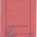 Bayern - Lauf, Vorbundzettel mit Zulassungsvermerk (Siegel + Namensstempel)