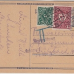 DR-Infla - Verwaltung d. Gefängnisanstalt Sulzbach, L3 a. GA-Karte 1922 v.