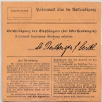 Bayern - 1 M. + 5 Pfg. Ludwig, Einschreibe-Paketkarte Oberschneiding - Mainkofen