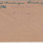 All.Bes./Kontrollrat - Kleinlanheim ü. Kitzingen, Poststelle I, Zensurbrief 1946