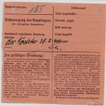 DR - Würzburg 2, Nachnahme-Paketkarte (Selbstbucher) 1941 n. Marktsteinach ü.