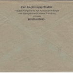 All.Bes. - Würzburg 3 - 24.10.45, GEBÜHR BEZAHLT ...RPFG, L2 a. Zensurbrief n.