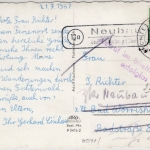 BRD - (13a) Neubau über Fichtelberg (Oberpf), Landpost-Ra2 a. Karte/Irrläufer n.