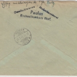 AM-Post - 6x5+3x8 Pfg., Einschreibe-Doppelbrief Kirchenthumbach - Weiden 17.1.46