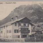 Bayern - Oberstdorf, Villa Waibel, sw-AK gelaufen 1913
