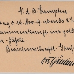 Bayern - 10 Pfg. Germania/Freistaat, GA-Karte/Ortskarte Kempten 1919