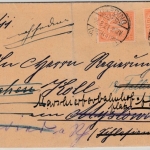 DR-Infla - 2x30 Pfg. Ziffer/21, Dienstbrief/irrläufer Garding - Myslowitz 1921