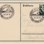 DR - Adolf Hitler Koog (Dieksanderskoog) ü. Marne, SST a. GA-Karte 1938